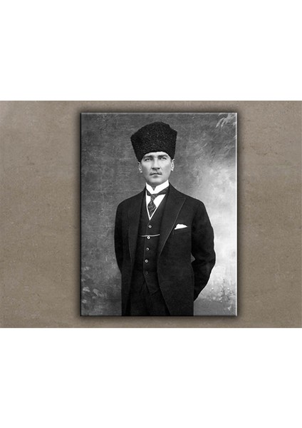 Atatürk Temalı Kanvas Tablo