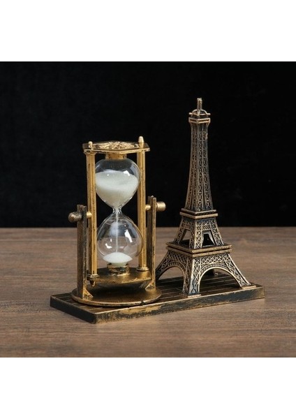 Eyfel Kulesi Paris Kum Saati Nostaljik Dekoratif Hediyelik modelleri