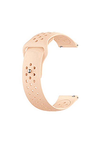 Honor Watch Es Için Delikli Pimli Silikon Kordon Somon