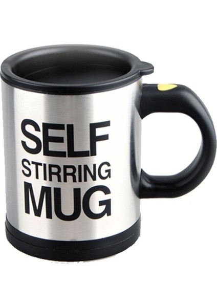 Kendi Kendini Karıştıran Mikser Kupa Termos Bardak; Self Stirring Mug