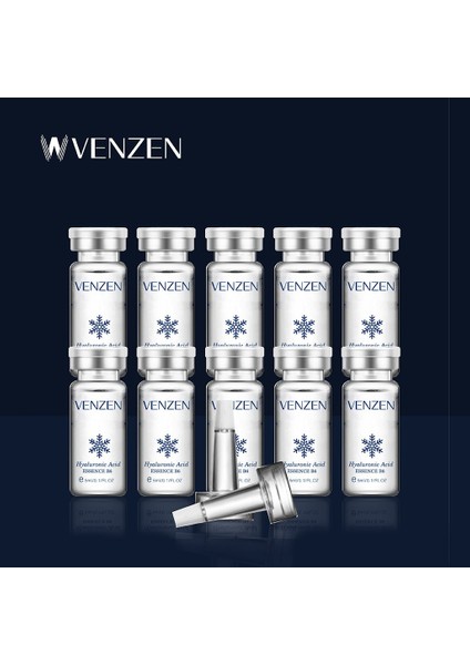 Venzen® Essence B6 Özlü Vitamin Serum 10ADET x 5ml Hyalüronik Asit Ampül Seti