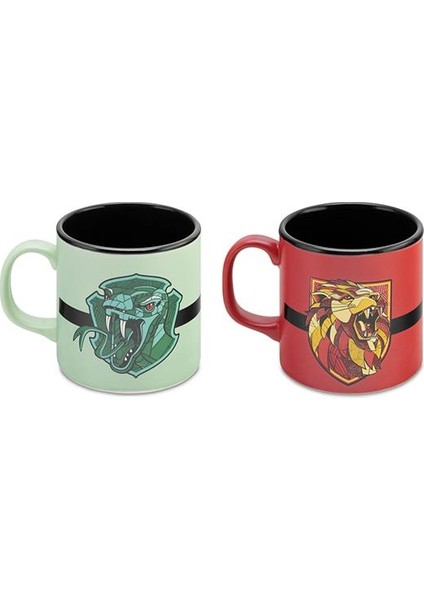 Harry Potter Gryffindor Logo Mug ve Slytherin Logo Mug