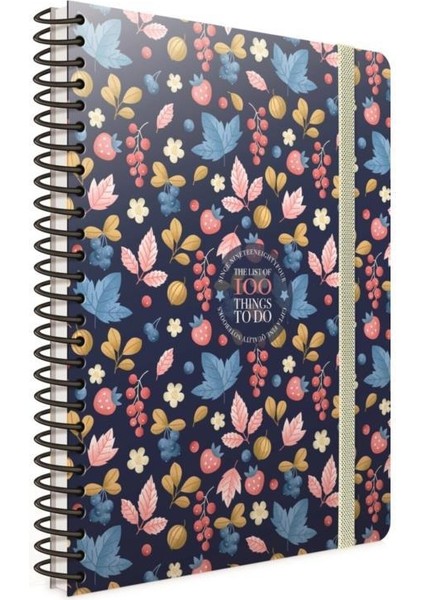 Thıngs 17 x 24 Spiralli Sert Kapak Defter 100 Yaprak Çizgili