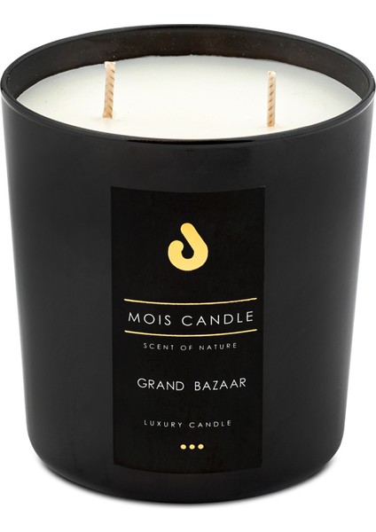 Mois Candle Grand Bazaar  Çift Fitilli  365 gr Bardak Mum