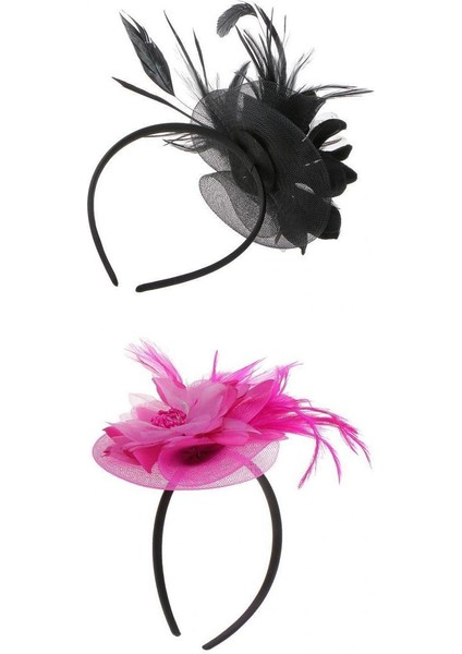 2 Adet Vintage Tüy Kafa Bandı (Yurt Dışından)