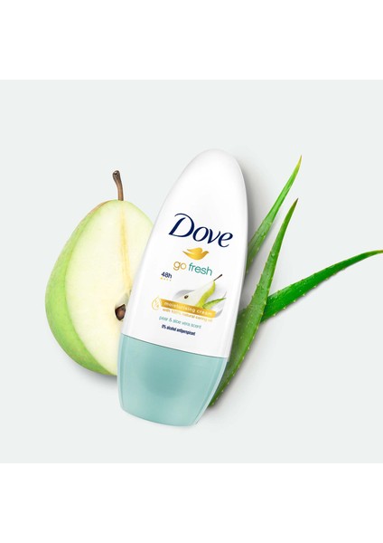 Go Fresh Kadın Roll On Deodorant Armut ve Aloe Vera Kokusu 50 ml