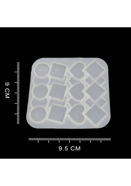 4'Lü Toka Epoksi Silikon Kalıp Seti -Kod:259