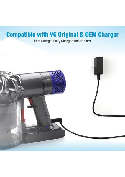 21.6V 5.0AH Dyson Absolute Animal V6 Batarya