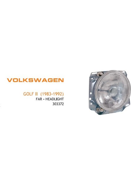 Far Komple Vw Golf Iı (1983-1992)