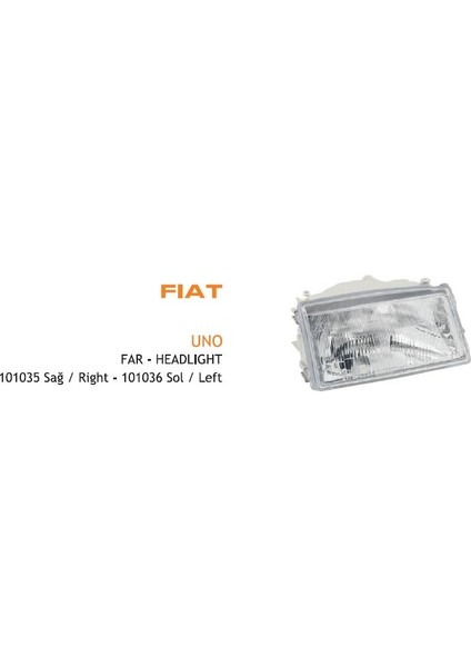 Far Sol Fıat Uno 88-93