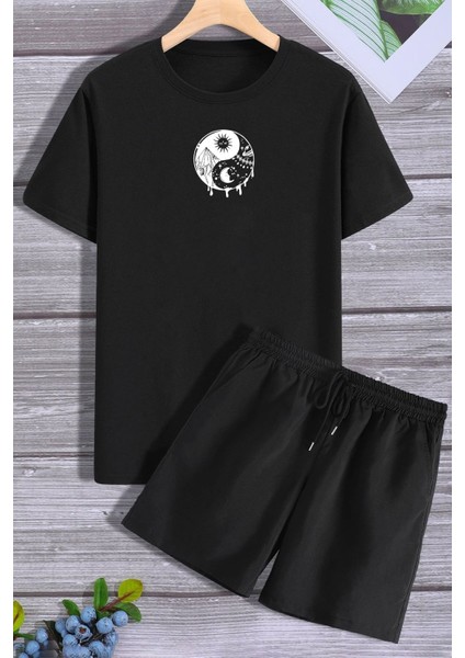 Ying Yang Şort T-Shirt Eşofman Takımı fiyatları