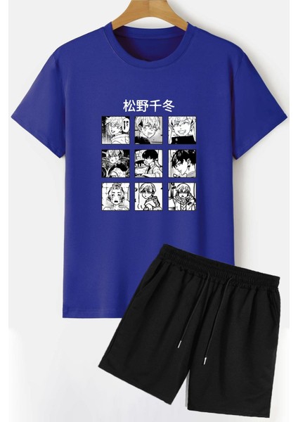 Anime Şort T-Shirt Eşofman Takımı