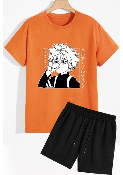 Anime Şort T-Shirt Eşofman Takımı