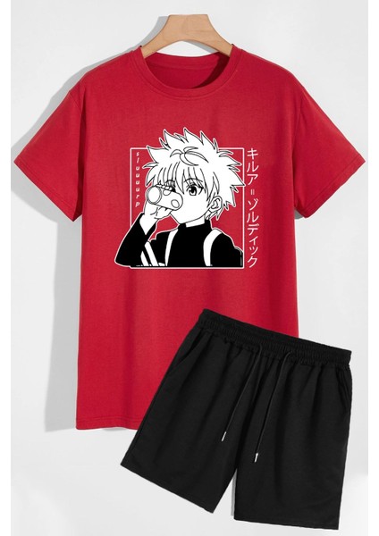 Anime Şort T-Shirt Eşofman Takımı