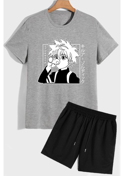 Anime Şort T-Shirt Eşofman Takımı