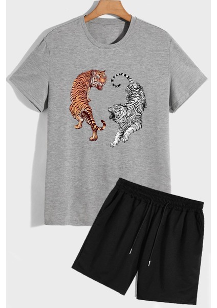 Tiger Şort T-Shirt Eşofman Takımı
