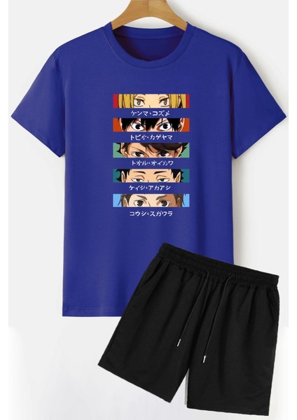 Anime Şort T-Shirt Eşofman Takımı