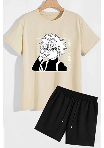 Anime  Şort T-Shirt Eşofman Takımı