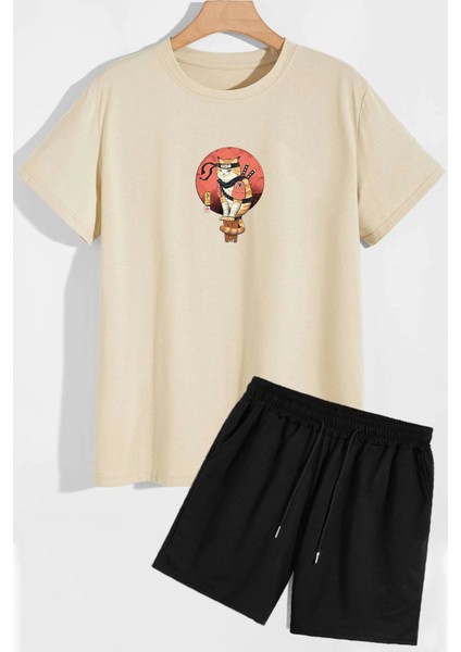 Anime Şort T-Shirt Eşofman Takımı