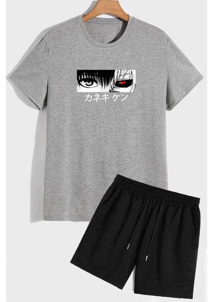 Anime Şort T-Shirt Eşofman Takımı