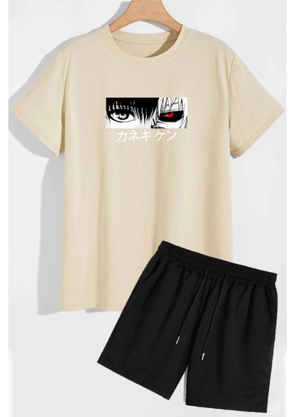 Anime Şort T-Shirt Eşofman Takımı