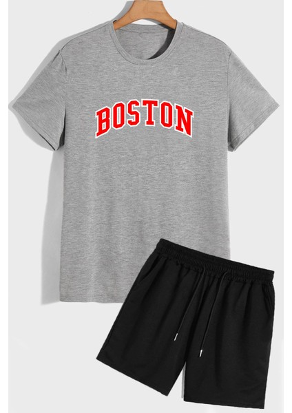 Boston Şort T-Shirt Eşofman Takımı