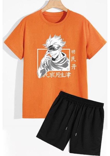 Anime Şort T-Shirt Eşofman Takımı