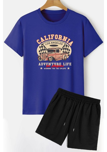 California Şort T-Shirt Eşofman Takımı