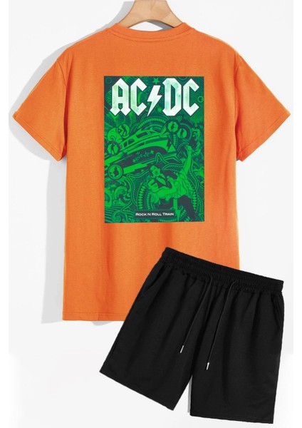 Acdc Şort T-Shirt Eşofman Takımı