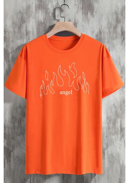 Angel Baskılı Unisex T-Shirt