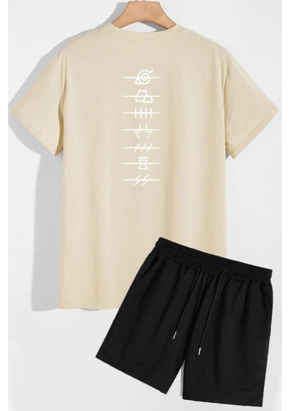 Sırt Baskılı Şort T-Shirt Eşofman Takımı fiyatları