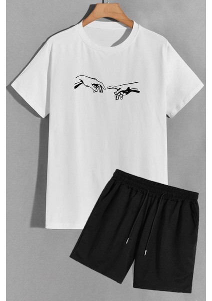 Michelangelo Şort T-Shirt Eşofman Takımı