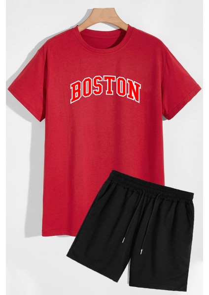 Boston Şort T-Shirt Eşofman Takımı