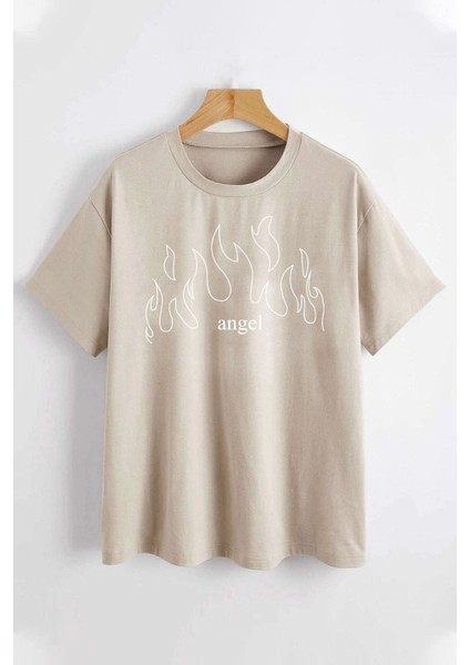Angel Baskılı Unisex T-Shirt