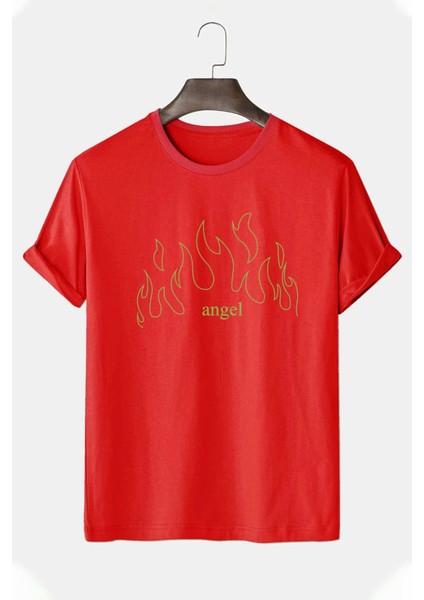 Angel Baskılı Unisex T-Shirt