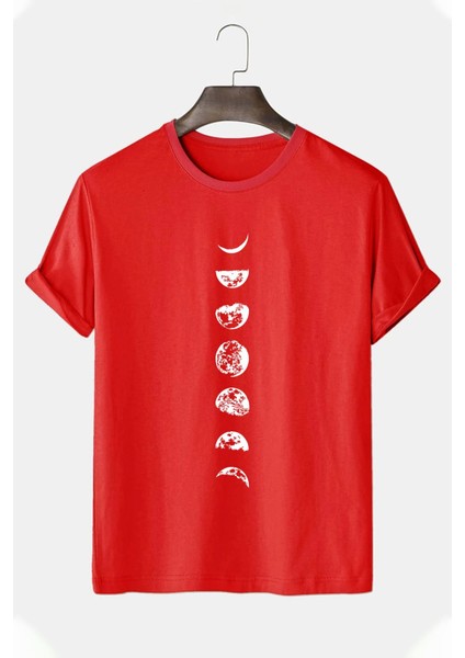 Ayın Evreleri Baskılı Tshirt