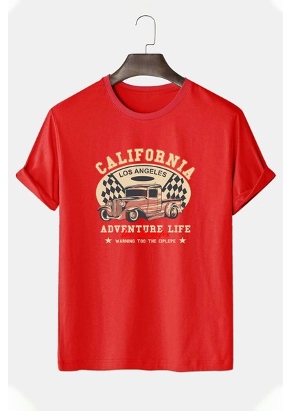 California Baskılı Tshirt