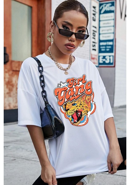 Girl Gang Baskılı Tasarım Tshirt fiyatları
