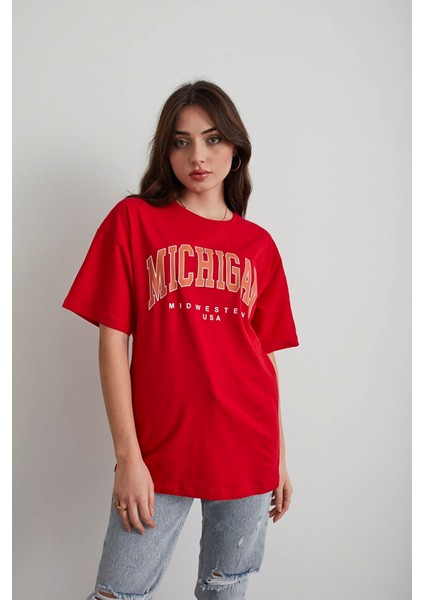 Michigan Tasarım Tshirt