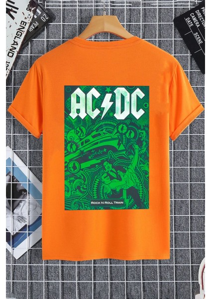 Acdc Sırt Baskılı Tshirt