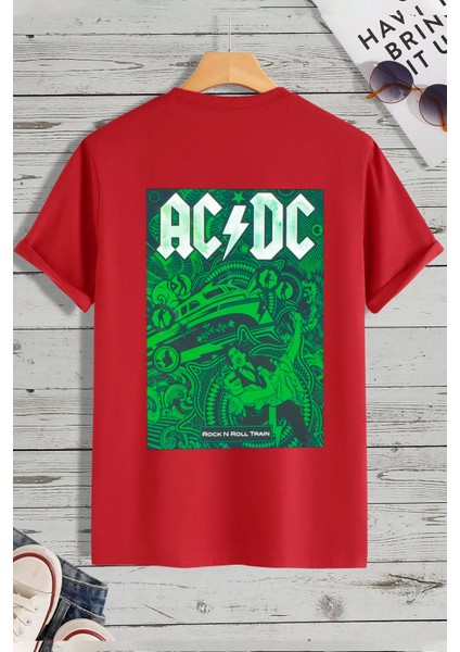 Acdc Sırt Baskılı Tshirt