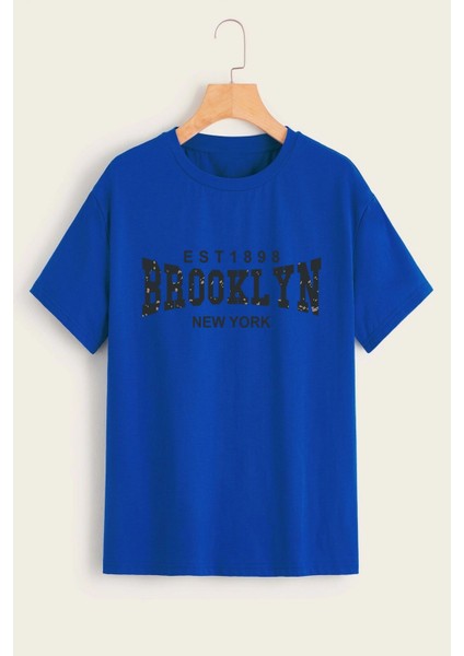 Unisex Brooklyn Baskılı Tshirt