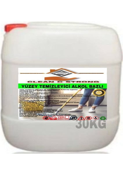 Yüzey Temizleyici Alkol Bazlı 30 kg