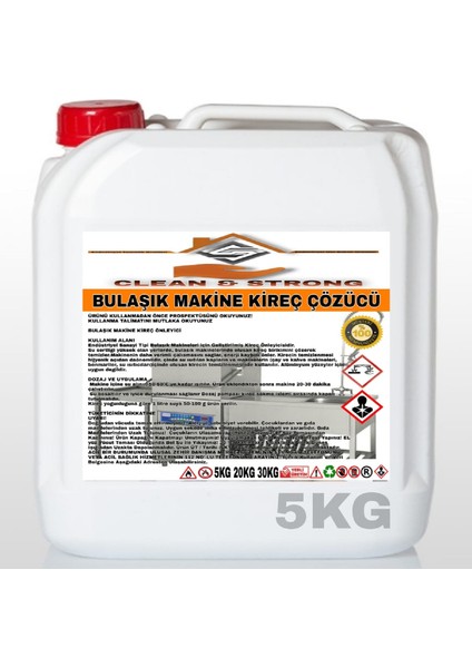 Bulaşıkmakinesi Kireç Çözücü 5 kg