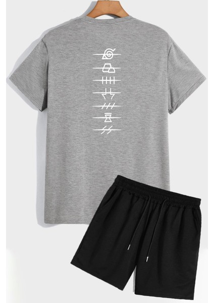 Sırt Baskılı Şort T-Shirt Eşofman Takımı fiyatları