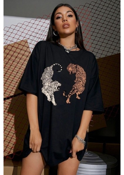 Kaplan Baskılı Tasarım Tshirt