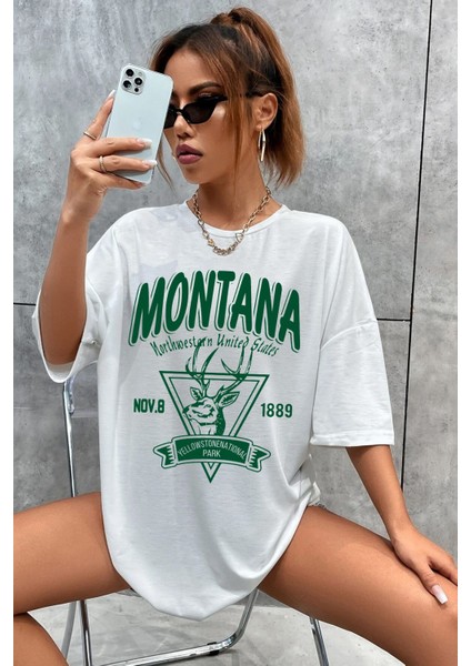 Montana Oversize Tasarım Tshirt