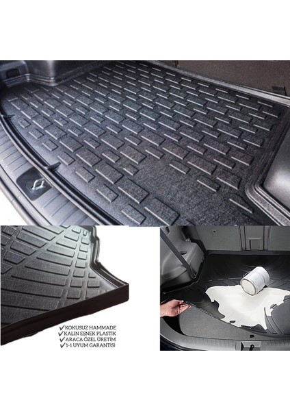 Volkwagen Golf 7 2013-2019 Noble Birebir Uyumlu Bagaj Havuzu