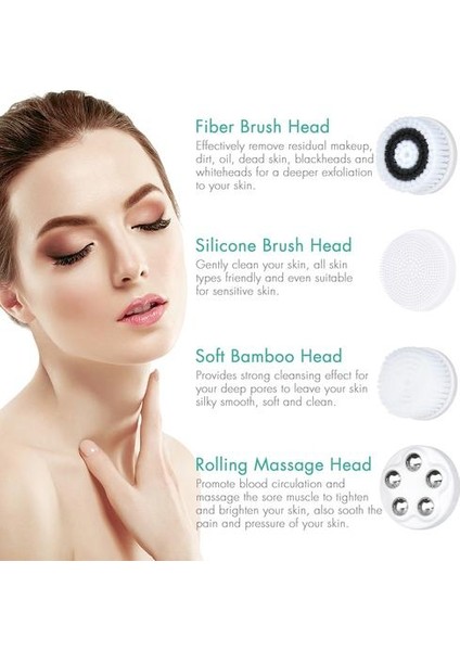 Elektrik 4in1 Sonic Blackhead Yüz Temizleme Cihazı (Yurt Dışından) modelleri