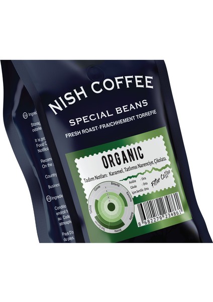 Nish Filtre Kahve Organic Kahve 250 gr Öğütülmüş